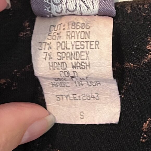 Modern Vintage Hanky Panky y2k Burnout Sleeveless Going out Top Size Small - Picture 5 of 8